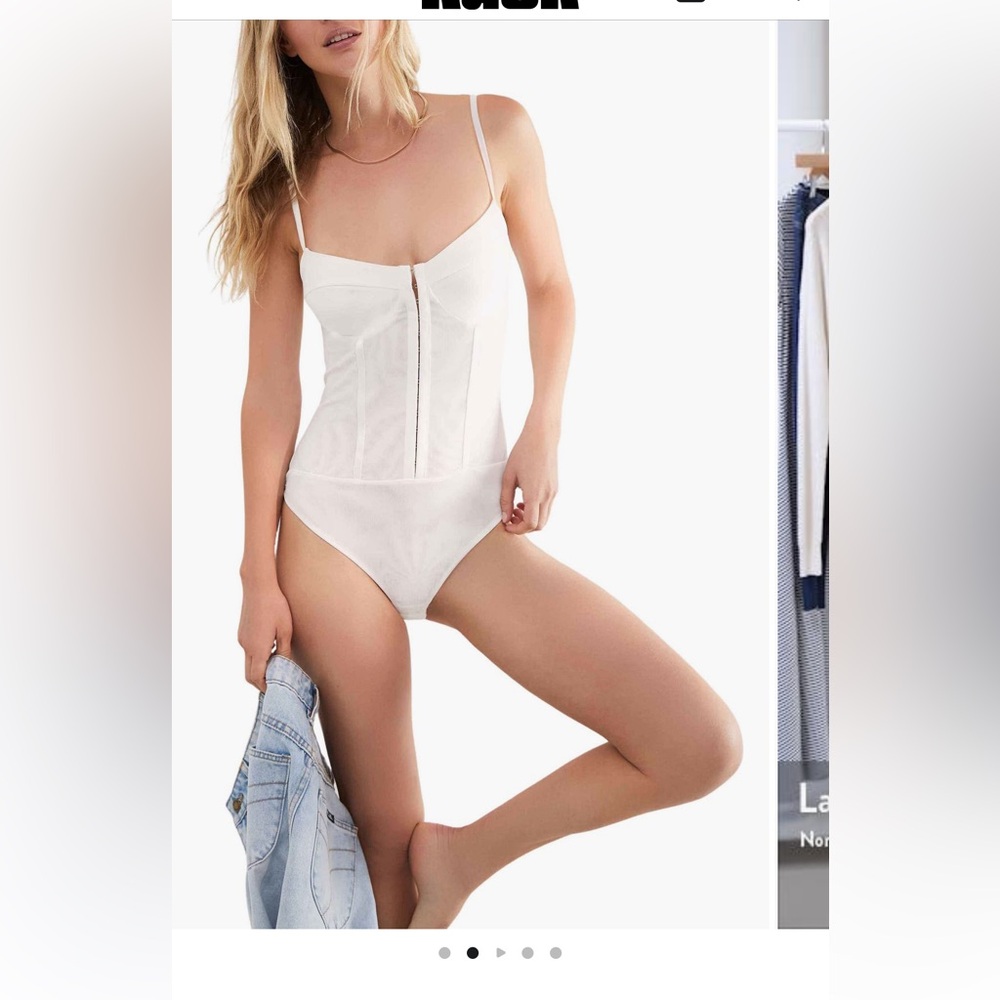 Free people corset bodysuit